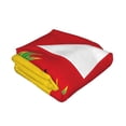 thumbnail image 2 of Cape Verde Flag Throw Blanket Warm Camping Outdoor Light Weight Cozy Blanket for Couch Sofa Bed 60"x50", 2 of 7