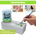 thumbnail image 4 of SAYGI Brush Rinser, Paint Brush Rinser, Water Cycle Brish Rinser, 2023 New Paint Brush Cleaner Tool, for Water Based Paint Brush, Acrylic Brush, Makeup Brush (Green), 4 of 7