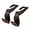 Black&Red, variant on Purse Hook for Car, Superior Leather Headrest Hanger Matching Cars Interior, Brown Back Seat Organizer Storage Holder