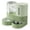 Green, variant on Koiauber Automatic Pet Feeder 2.4L Dog Food Feeder 2.6L Water Dispenser Travel Auto Cat Feeder Bowl