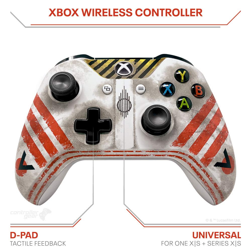 Restored Controller Gear Controller Gear Star Wars Squadrons Wireless Controller and Pro Charging Stand Bundle for Xbox Xbox One Limited Edition