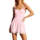 thumbnail image 1 of Mini vestido sin mangas y sin espalda con volantes en capas para mujer - Color liso, tirantes con lazo, cierre con cremallera - Adecuado para fiesta/playa - Tallas S-XL, 1 of 5