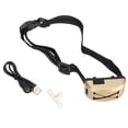 thumbnail image 2 of Collar antiladridos para perros con pitido, vibración y resistente al agua, con 7 niveles de sensibilidad ajustables para perros pequeños, medianos y grandes Dorado, 2 of 10