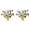 D1_2pc Gold 17.78", variant on ERTZAE Graduation Wooden Centerpieces,Grad Home Table Decor,Grad Light Up Marquee,Event Decor,Black & Gold Graduation Ornament 2026 8x6Inch,Senior Class of 2026 Desk Decor for High School & College