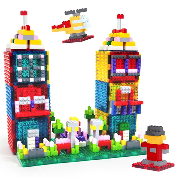 PicassoTiles 1016PCS Magnetic Tiles & Bricks Combo, STEM Construction Toy Set, Creative Educational Play for Toddlers & Kids Age 3 , Compatible with Major Brands