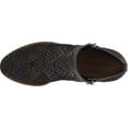 thumbnail image 2 of Lucky Brand Basel 3 Black Lugo Perforated Cut out Low Cut Ankle Designer Booties (Black Lugo, 6), 2 of 5