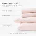 thumbnail image 3 of 100% Cotton Flannel Bed Sheets Set for Twin Size Bedding in Blush by Comfort Canopy, 3 of 15
