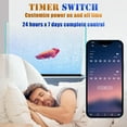 thumbnail image 6 of Tawatiler Submersible LED Aquarium Light with APP Remote Control, 9.3 inches Fish Tank Light with Air Bubble, 16 Million Colors, 12 Dynamic Effects, Music Sync, On/Off Date Timer Air Bubbler Light, 6 of 8