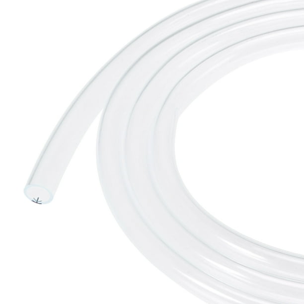 Manguera de PVC Tubo de Vinilo Plástico Flexible para Tubo de Agua, Línea de Aire 3/8" x 1/2"