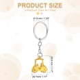 thumbnail image 2 of Golf Cart Keychain, Mini Cute Golf Keys Chain Sport Pendant Key Ring Bag Backpack Decor Silver/Gold, 2 of 7