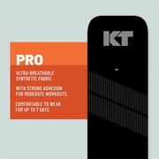 KT Tape Pro Ultra-Breathable Synthetic Kinesiology Tape, Jet Black, 20 Precut Strips