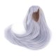 thumbnail image 4 of Peluca de pelo de muñeca de 8 a 9 pulgadas, malla de fibra de alta temperatura, pelo de muñeca rizado largo, reemplazo para muñeca de escala 1/3, 4 of 8