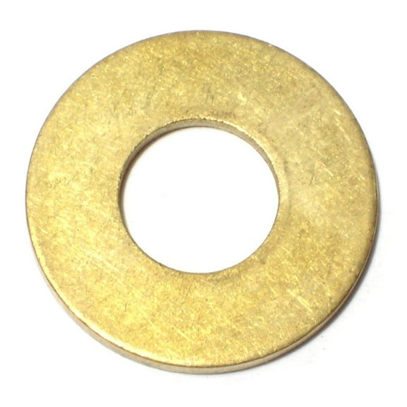 1/2" x 9/16" x 1-1/4" Brass S Pattern Flat Washers FLWSRB-128 (8 pcs.)