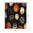 thumbnail image 5 of Halloween Patterned Pumpkins (2) Shower Curtain 72"x84" ,Bathroom Decorative Shower Curtains Set with 12 Hooks,Modern Waterproof Washable Shower Curtain, 5 of 6