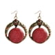 thumbnail image 1 of Qarigey Collar de piedra de cristal hecho a mano de aleación, colgante de estilo bohemio para mujer, collar de regalo para mujer E055-Red Type3 NO3, 1 of 6