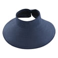 thumbnail image 2 of Kiplyki Women's Wide Roll-up Straw Sun Visor Hat Bowknot Hat Beach Outdoor Hat, 2 of 3