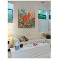 thumbnail image 3 of "Scarlet Ibis" Painting Print on Wrapped Canvas, 3 of 7