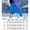 thumbnail image 2 of QRIC Women Leggings Smile Contour High Waist Workout Gym Yoga Pants Tummy Control Activewear Slimming Tights, 2 of 6