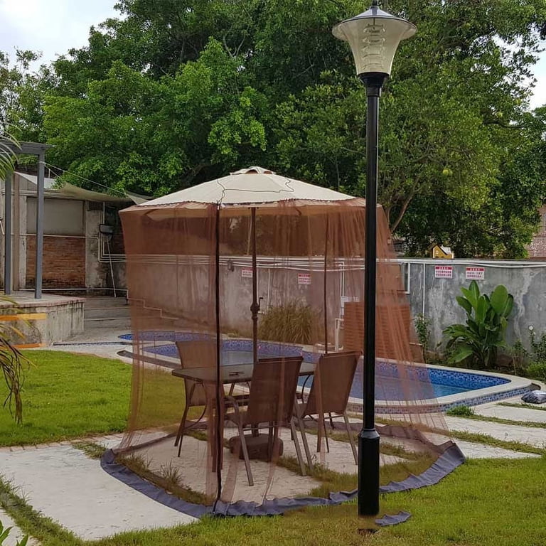 10 foot patio umbrella screens 9-11ft Umbrella Mosquito Screen