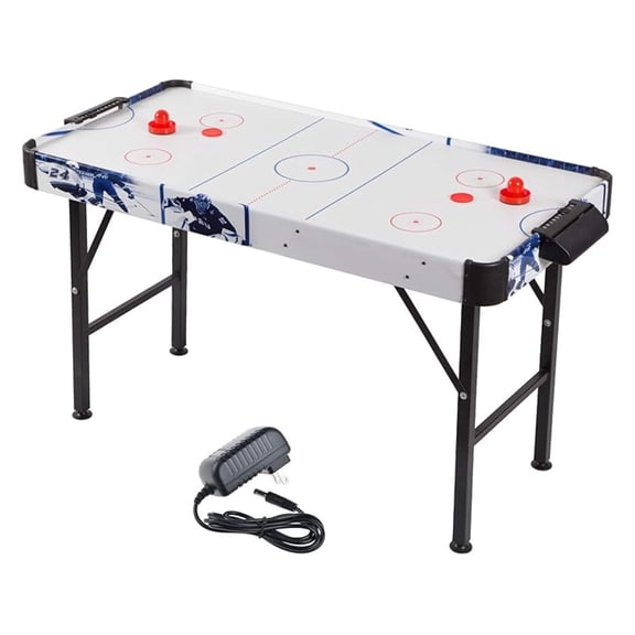 Air Hockey Table for Kids - Electric Powered Air Hockey Game - Foldable & - Air Hockey for Kids & Adults - Games for Girls & Boys