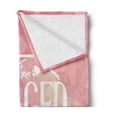 thumbnail image 2 of Engagement Party Soft Flannel Fleece Blanket, Engagement Party Cards with Blurry Abstract Circles Art Print, Cozy Plush for Indoor and Outdoor Use, 50" x 70", Salmon Pink and White, by Ambesonne, 2 of 5