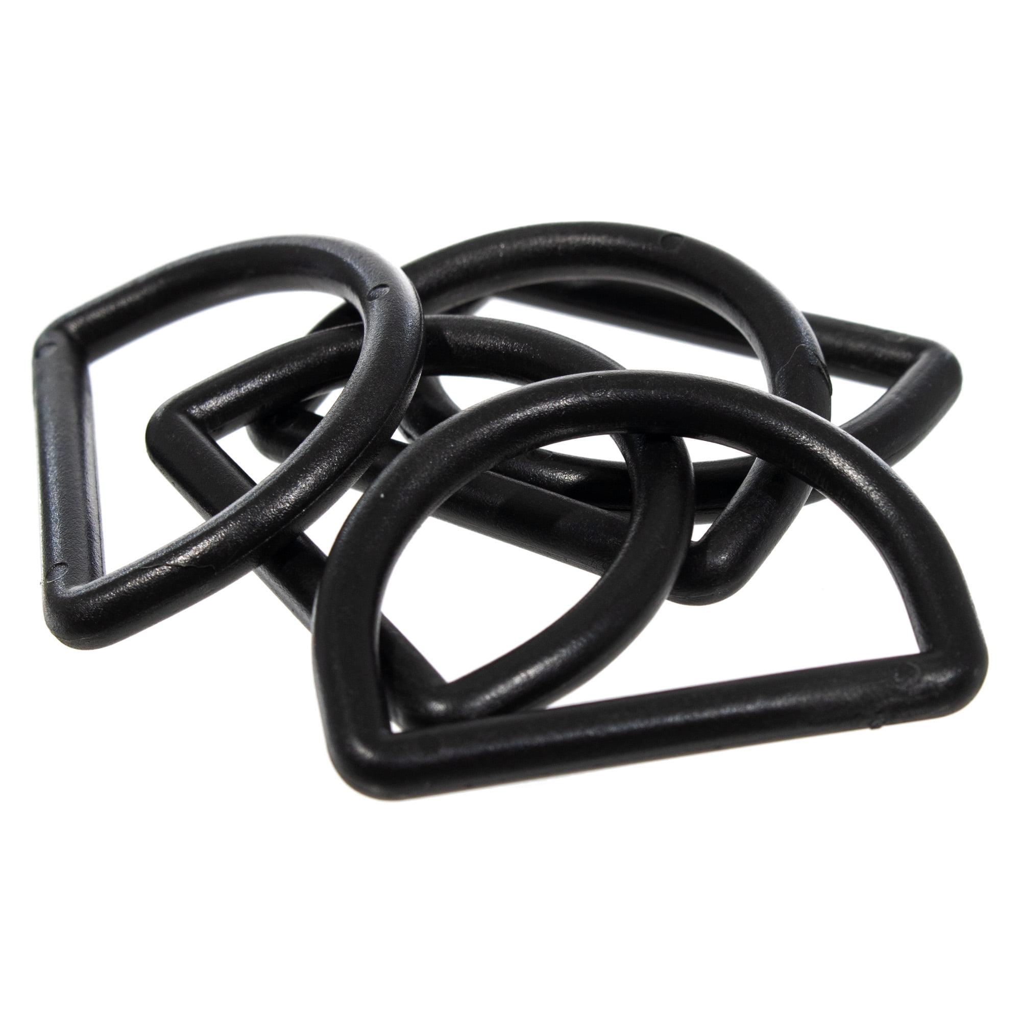 Paracord Planet Black Plastic D-Rings – Multiple Sizes & Packs – Lightweight – All Purpose