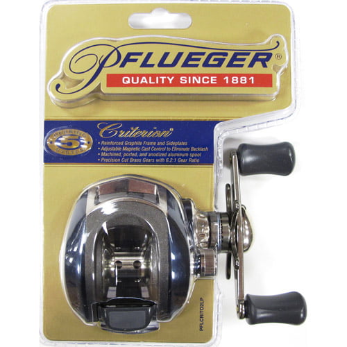 Pflueger Criterion Low Profile Baitcast Fishing Reel – Walmart