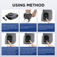 thumbnail image 3 of Electric Foot Massager with Heat, 3 Vibration Modes & 5 Heat Levels for Ankle Pain Relief, 30 Min Auto Shut-off for Home/Office Use, 3 of 5