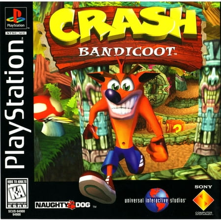 Crash bandicoot - Playstation PS1 (Refurbished) (100 Best Ps1 Games)