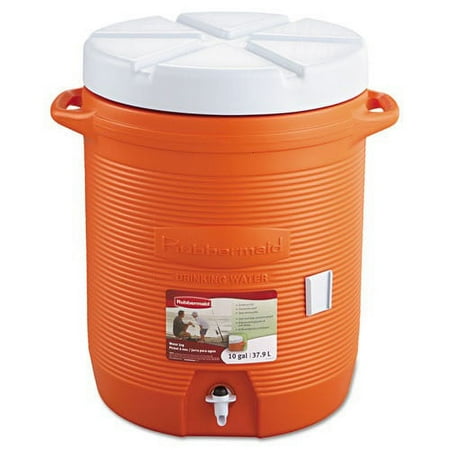 Rubbermaid 1610ORG Insulated Beverage Container, Orange
