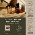 thumbnail image 6 of Gya Labs Myrrh Essential Oil for Diffuser - Calming and Tranquil Myrrh Essential Oil Soothing & Relaxing for Hair and Skin, Candle Making & Massage (0.34 fl oz), 6 of 7