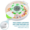 thumbnail image 5 of LiveFine 28-Day Automatic Pill Dispenser with Upgraded LCD Display, Sound & Light - Clear Lid, 5 of 6