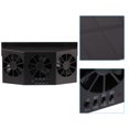 thumbnail image 4 of Unique Bargains Solar Powered Car Exhaust Fan Auto Radiator Fan Energy Saving Air Vent Radiator Air Purifiers 1.5W Black, 4 of 6