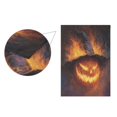 thumbnail image 4 of Wobogo Flaming Pumpkin Garden Flag 28×40 Inch Double Sided For Outdoor Yard Decoration, 4 of 6