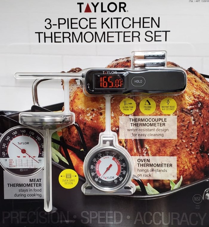 Taylor 3 Piece Kitchen Thermometer Set