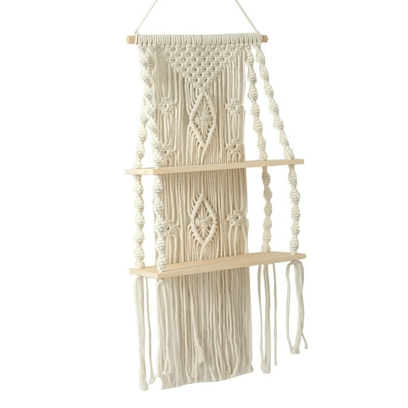 1 Pcs Woven Wall Hanging Boho Chic Geometric Art Decor - Beautiful Bedroom Nursery Apartment Home Decoration, Gift for Girls Adults Birthday Christmas,Style 1