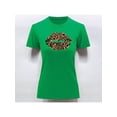 thumbnail image 1 of Playera Blusa Con Impresion De Beso Animal Print Sexy Color Verde Talla Chica Marca Emil SaEs, 1 of 4