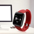thumbnail image 4 of Kuymtek Touch Smart Bracelet Fitness Tracker Monitor de ritmo cardíaco Reloj deportivo (Rojo), 4 of 8