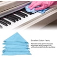 thumbnail image 2 of ZOUSSIQI Musical Instrument Cleaning Cloth, Microfiber Musical Instruments Polishing Cloth for Guitar Bass Violin Piano Clarinet Trumpet Sax Universal(Blue) CA919-60433, 2 of 9