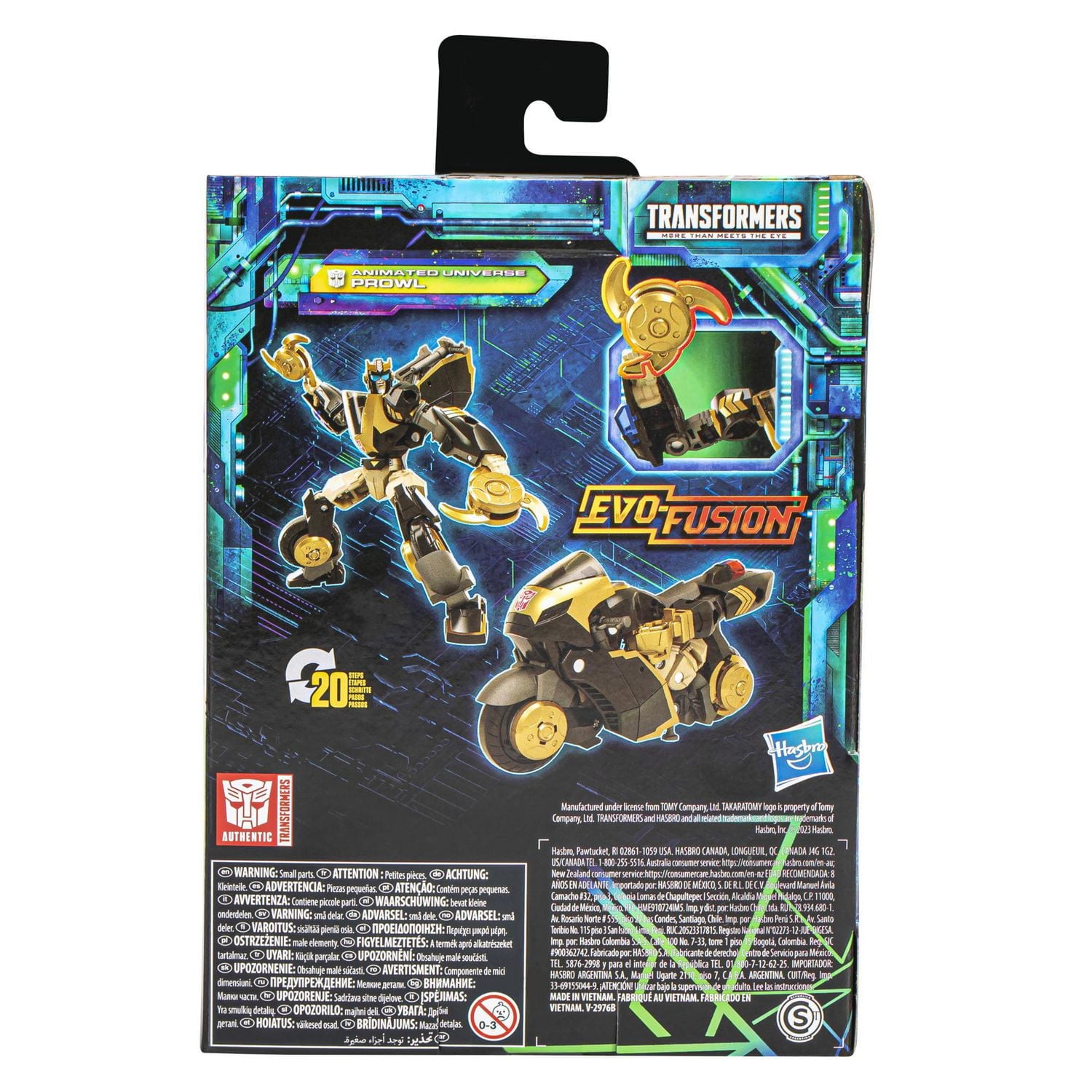 Transformers Toys Legacy Evolution Deluxe Animated Universe Prowl Toy, 5.5-inch, Action Figure For Boys And Girls Ages 8 And Up