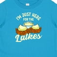 thumbnail image 4 of Inktastic Hanukkah Funny Here for Latkes Boys or Girls Baby T-Shirt, 4 of 5
