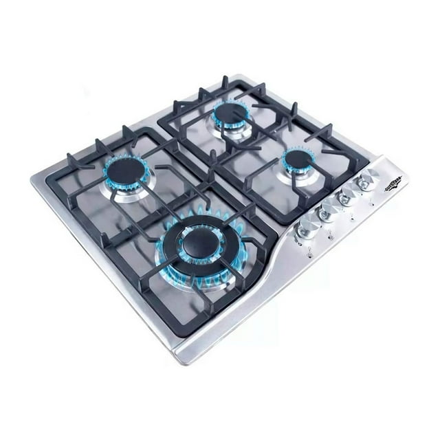 Parrilla Gas 4 Quemadores Gutstark Home Acero Inox Hogar Empotrable