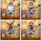 thumbnail image 4 of Adornos de muñecos de peluche navideños colgantes para árbol de Navidad para decoración de fiestas en casa, Papá Noel, muñeco de nieve, reno y oso, 4 of 5