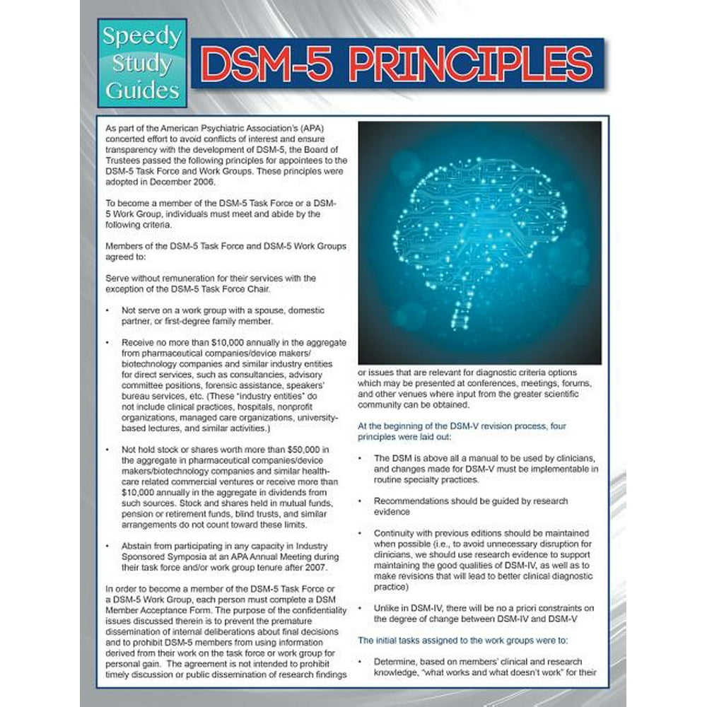 Dsm-5 Principles (Speedy Study Guides) - Walmart.com - Walmart.com