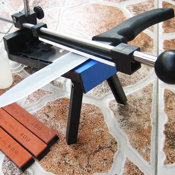 Professional Fix-angle Knife Sharpener with Made of Stainless Steel and ABS Plastic Multi