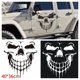 thumbnail image 2 of 2 uds pegatinas grandes de demonio aterrador para decoración de fiesta de Halloween, pegatina de coche de tigre blanco y negro pegatina de coche de tigre de terror, 2 of 5