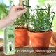 thumbnail image 5 of Soporte para plantas de 3 uds., estacas para plantas semiredondas, anillo de soporte para plantas, soporte para flores de jardín, 5 of 5