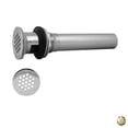 thumbnail image 1 of Westbrass D411-2-03 Grid Strainer Lav Drain with Overflow Holes - Polished Brass, 1 of 1