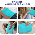 thumbnail image 3 of WWS-Body ICE Packs Back, Large ICE Packs, Reusable Oversized Gel ICE Packs, Large ICE Pads, Gel ICE Packs, Knee ICE Packs, Reusable HOT and Cold Packs (Green), 3 of 4