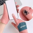 thumbnail image 4 of Women's Gloves Mittens Ladies Winter Fleece Thickening Cold Proof Outdoor Driving Riding Sports Non Slip Touched Screen Gloves Unisex, Women's Accessories Gloves Mittens, 4 of 9